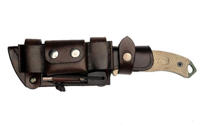 Image for 1791 EDC HUNT Survivor ESEE-5 HNT-SUS4-BRW-AVH brown, leather sheath