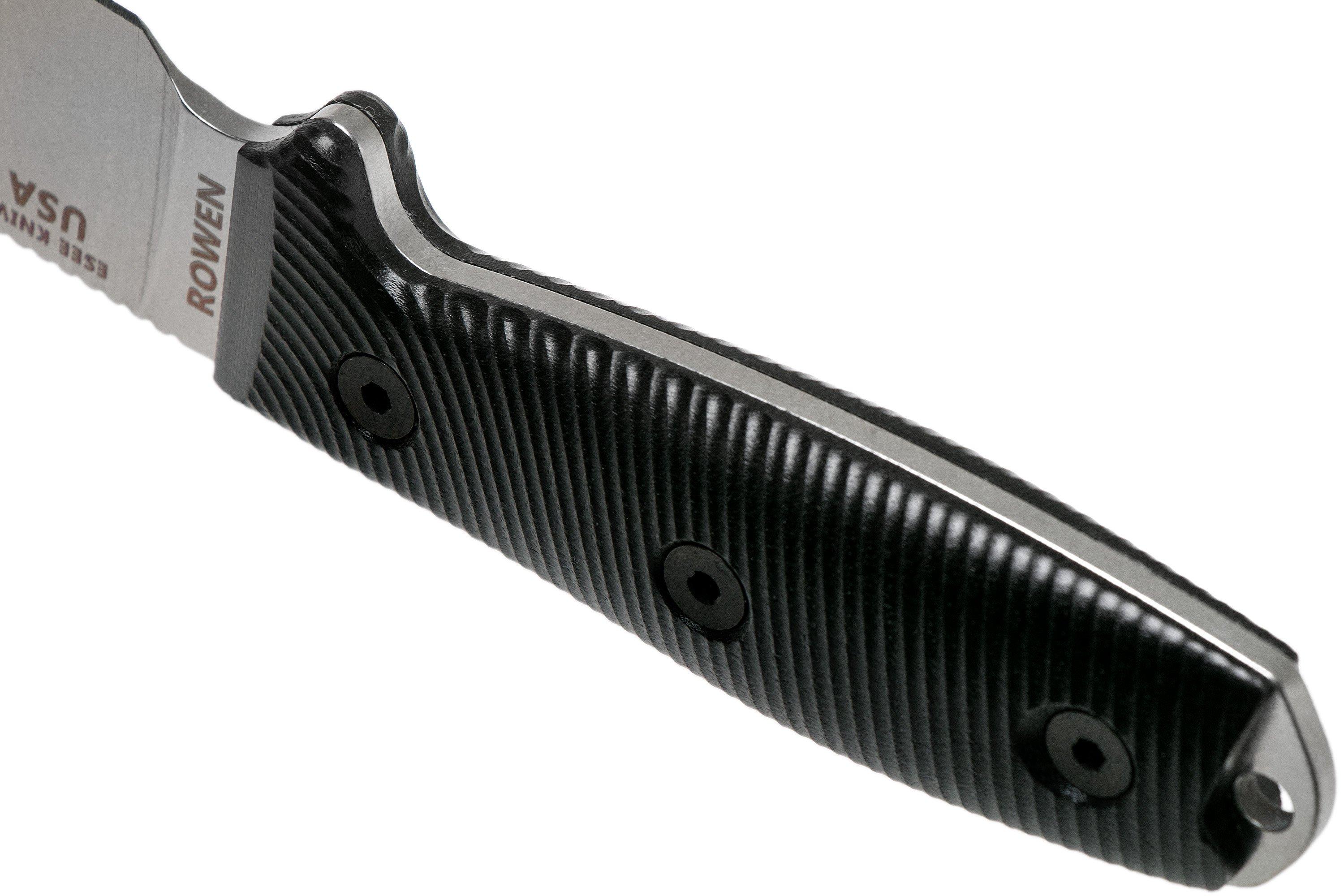 ESEE ES3PMBDE Taschenmesser Aus Carbonstahl – Robustes Überlebensmesser, Klingenlänge 98 Mm, Micarta-Griff