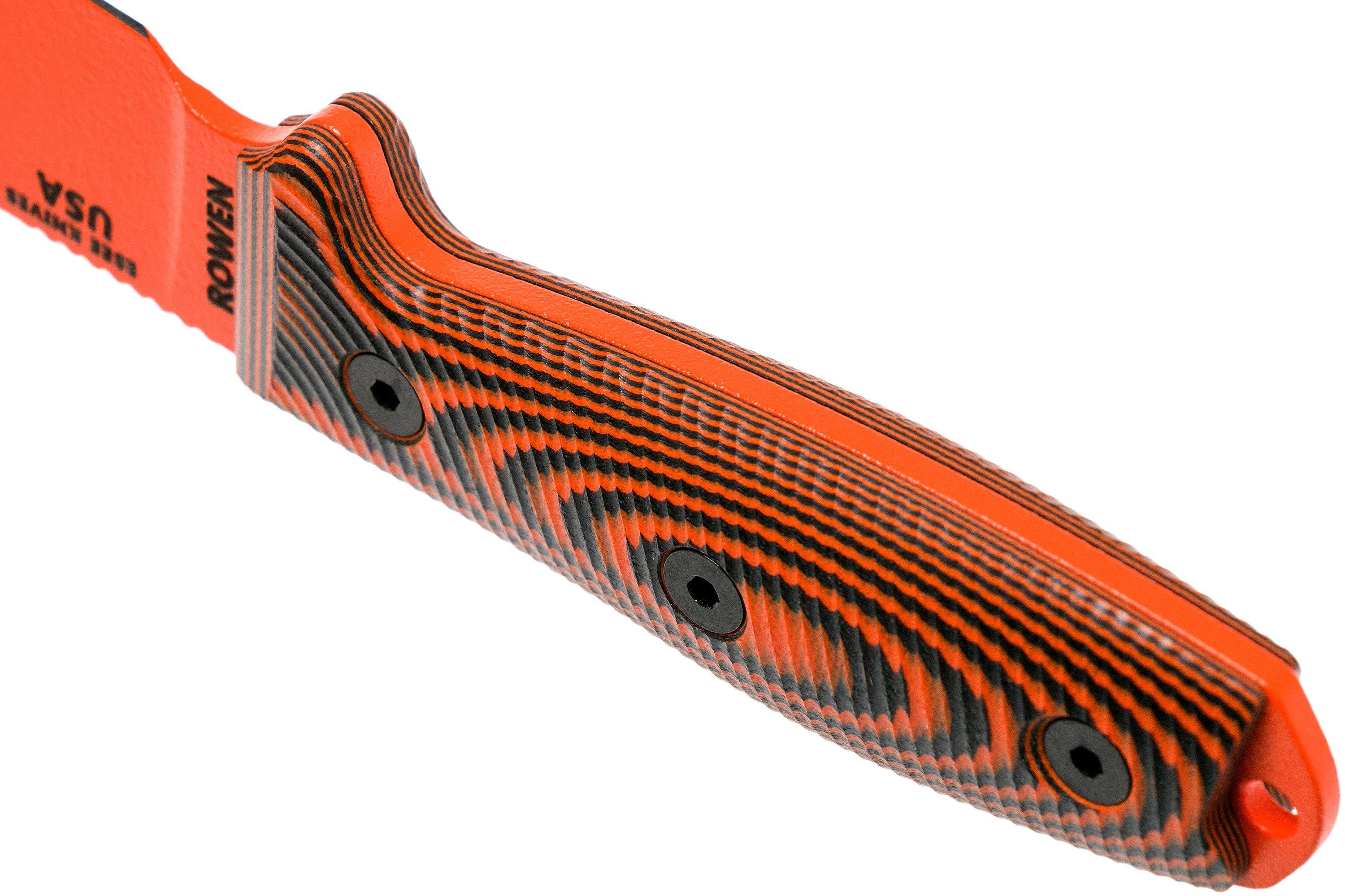 ESEE Model 5 Orange Blade 3D Orange-Black G10 couteau de