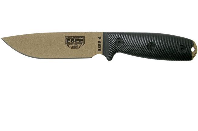 ESEE Model 5 Dark Earth Blade 3D Coyote-Black G10 couteau de