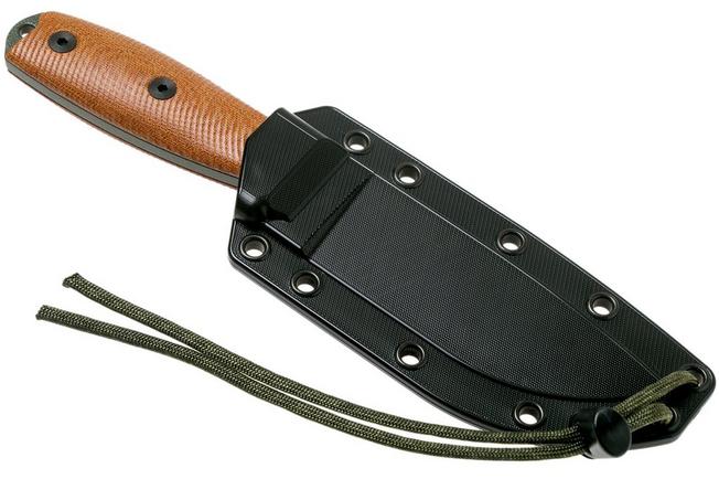 ESEE 4 1095 OD Green Micarta, Black Sheath, MOLLE Back