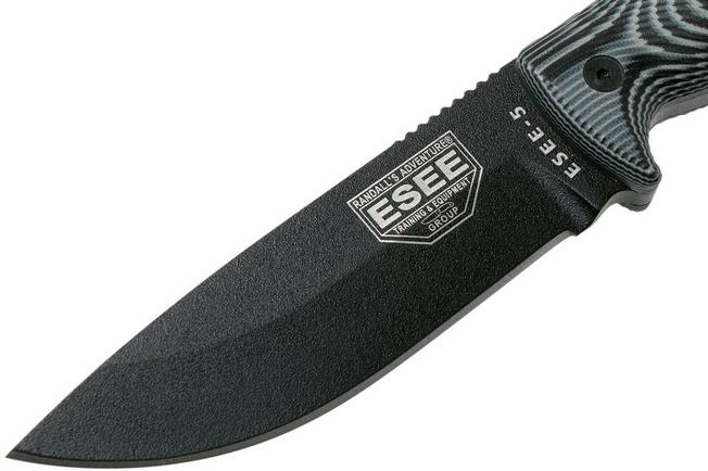 ESEE 5PDE-005 Fixed Blade Knife Dark Earth 1095 Carbon Steel