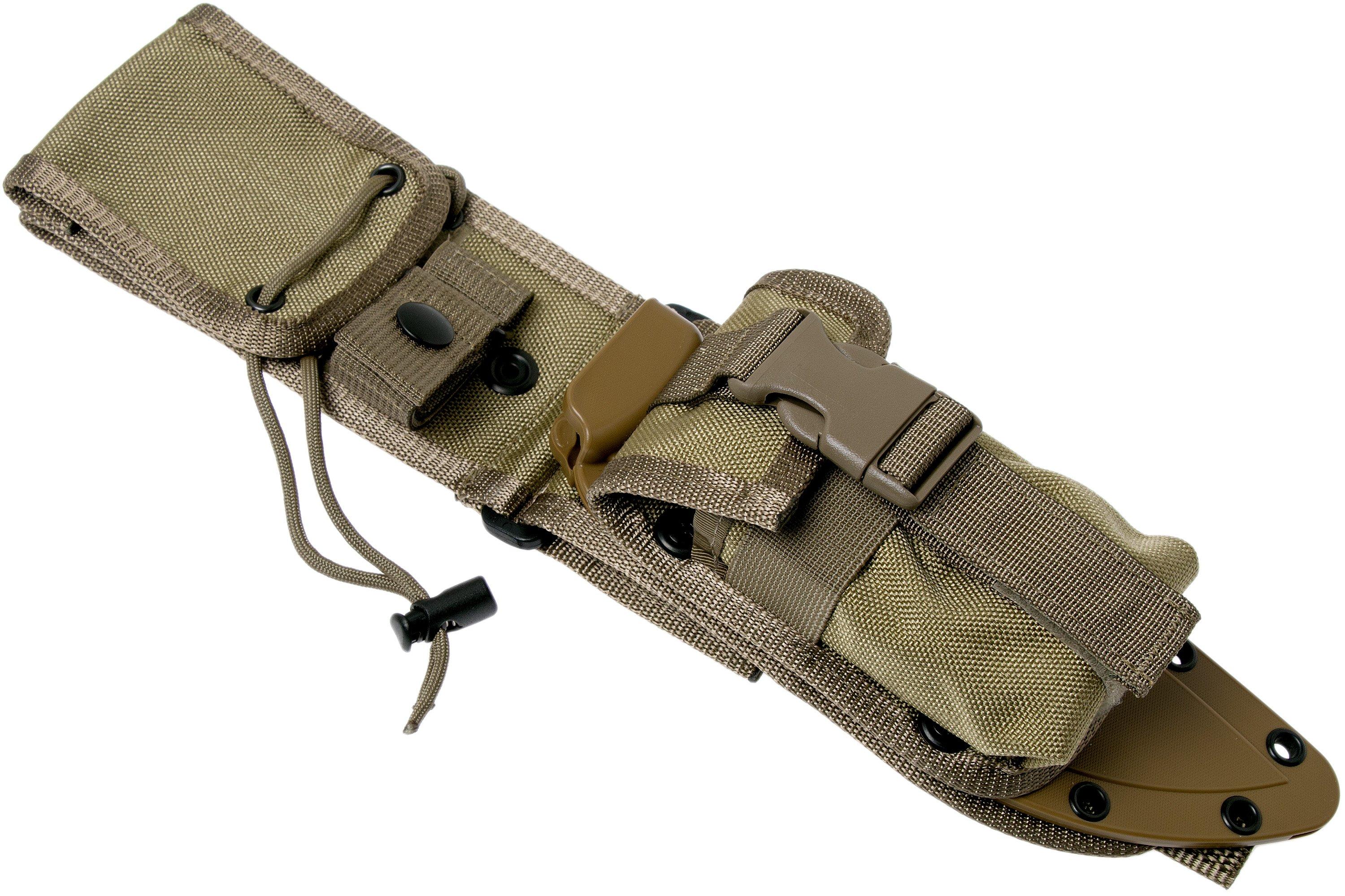 ESEE model 6 étui avec MOLLE-back, Pochette, MBSP-K Coyote Brown