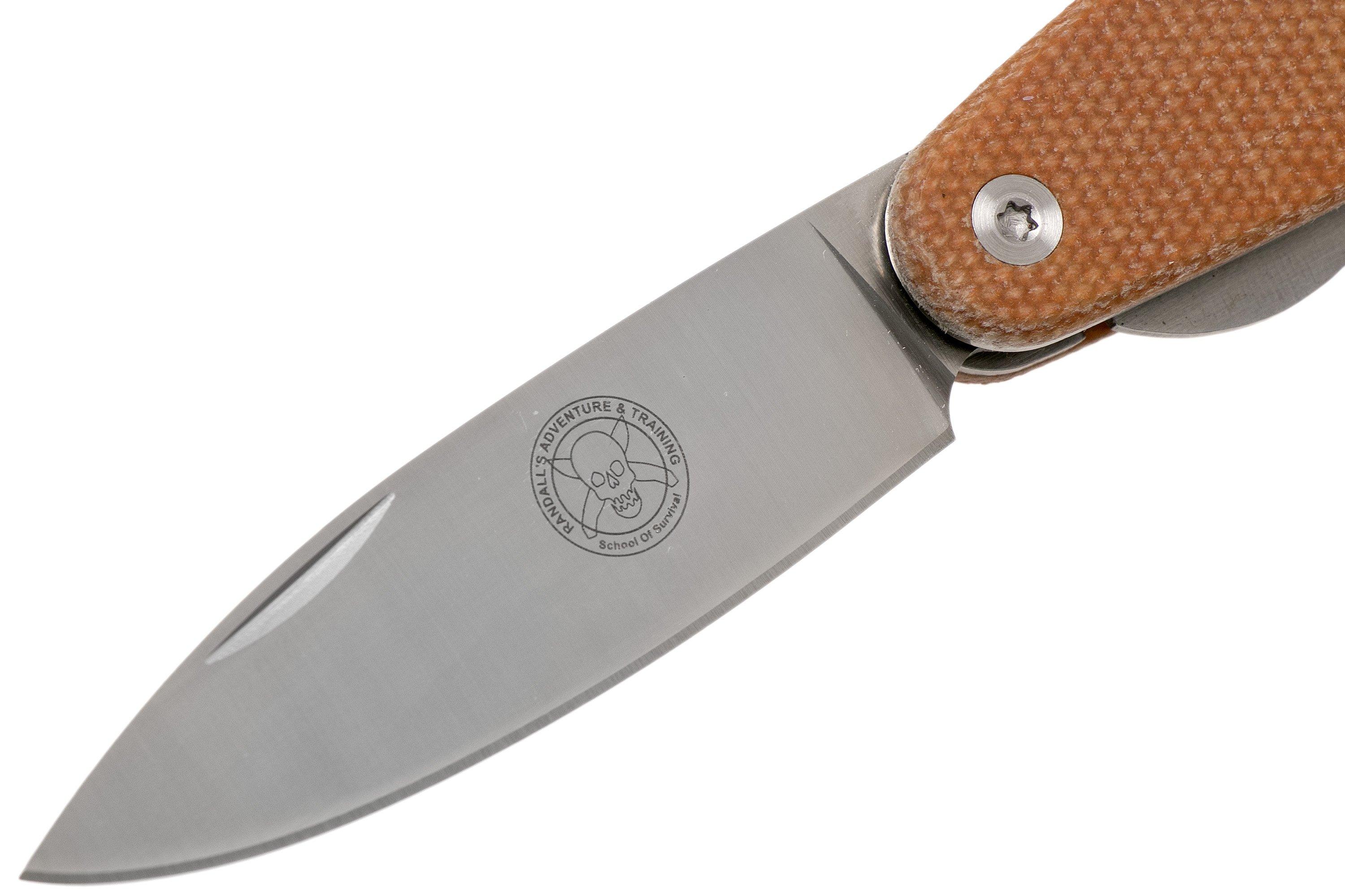 ESEE Churp EE-CH-02 D2, Brown Micarta pocket knife | Advantageously ...