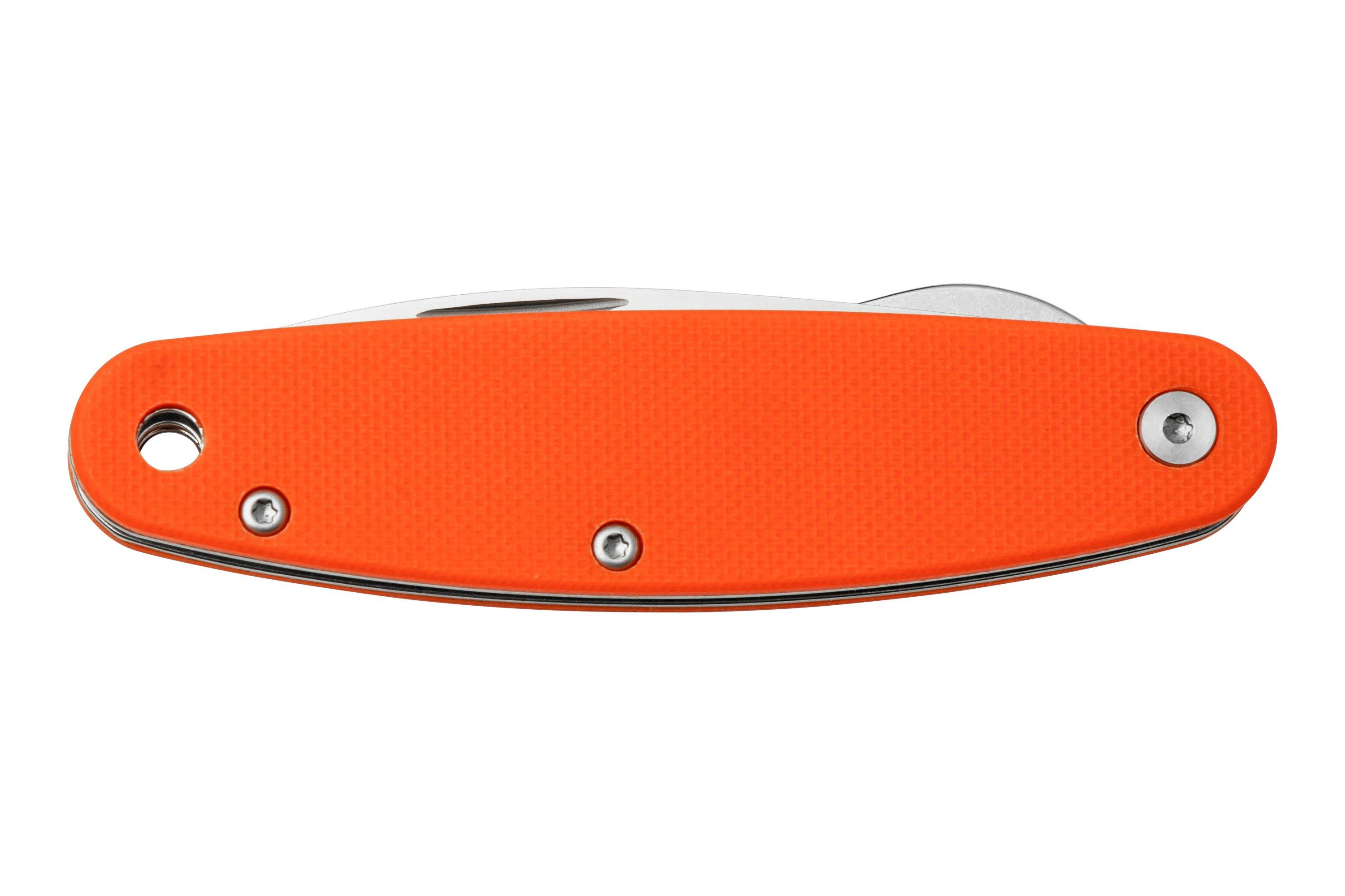 ESEE Churp EE-CH-04 D2, Orange Micarta pocket knife | Advantageously ...