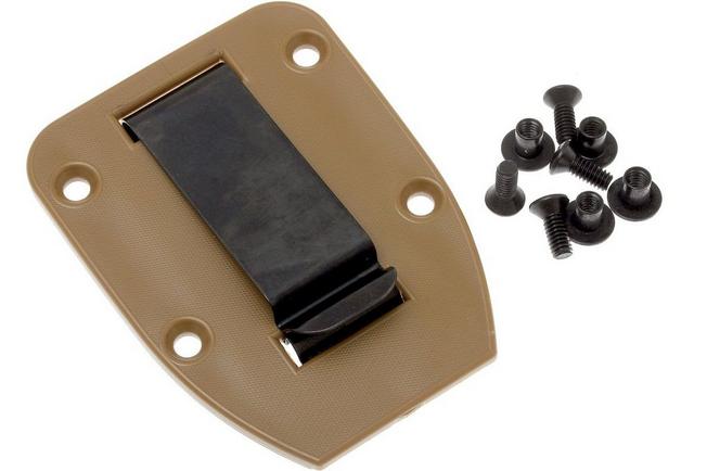 ESEE 3/4 Black Belt Clip Plate for ESEE Knives' 3 & 4 Series Knives