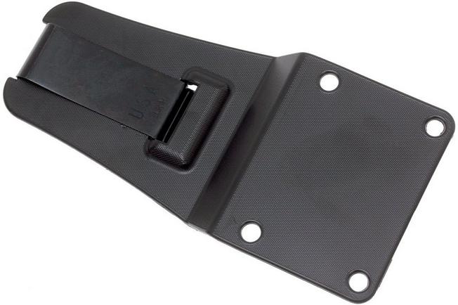 ESEE belt-clip plate for Model 5 & 6 sheaths, black