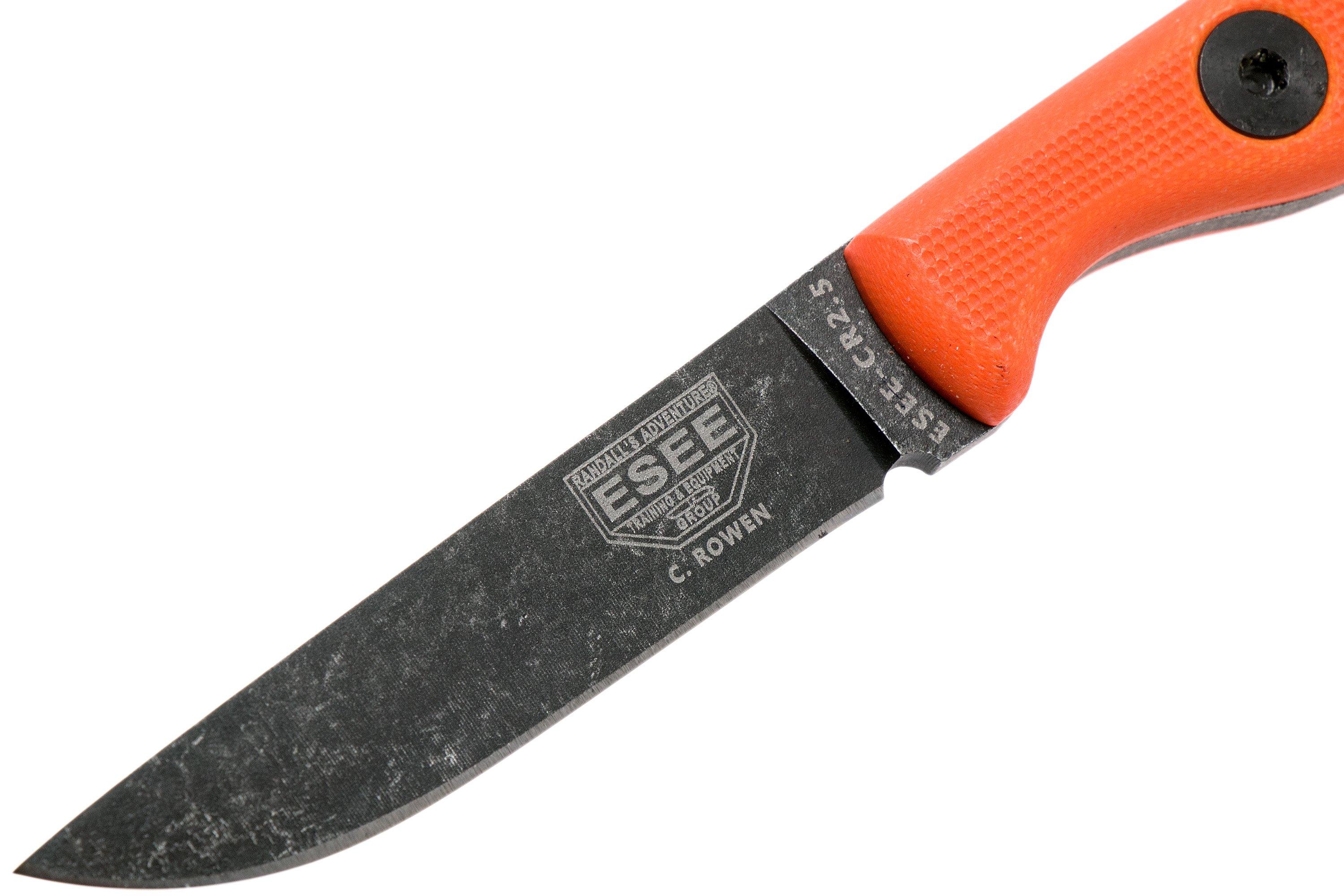 ESEE Camp-Lore CR 2.5 Black Oxide Coating fixed knife, Cody Rowen