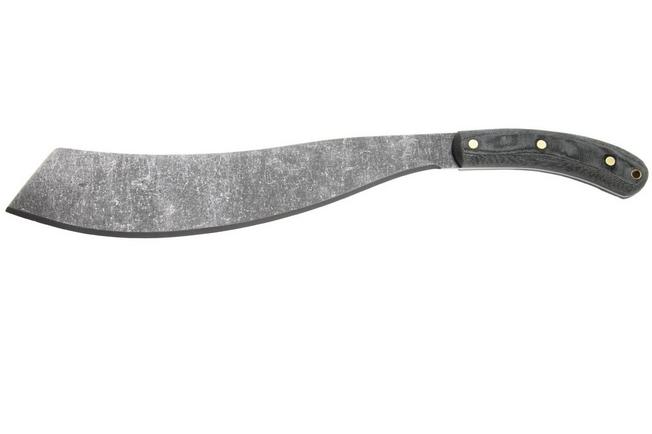 Afbeelding voor ESEE Knives El Deguello Expat Knives Machete 1075 Carbon, Micarta, kapmes met canvas schede