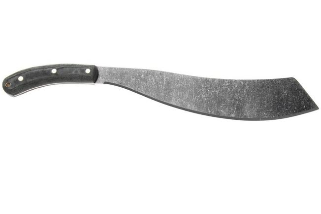 Afbeelding voor ESEE Knives El Deguello Expat Knives Machete 1075 Carbon, Micarta, kapmes met canvas schede