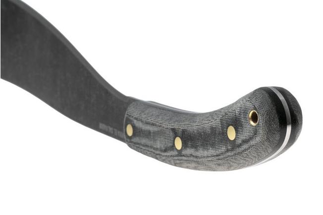 Afbeelding voor ESEE Knives El Deguello Expat Knives Machete 1075 Carbon, Micarta, kapmes met canvas schede