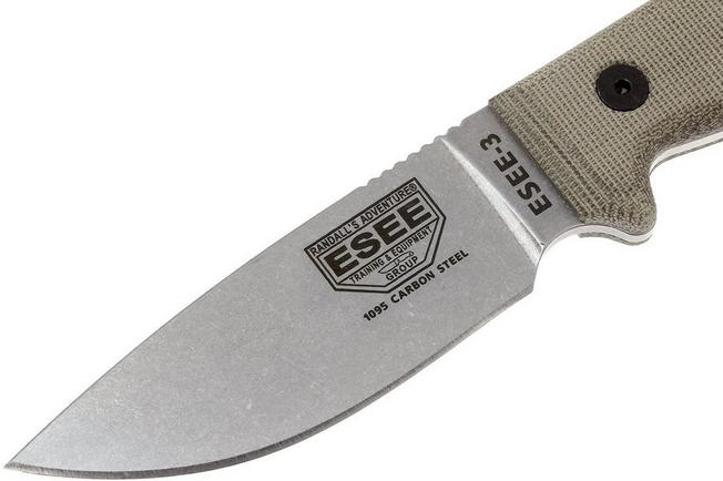 Image for ESEE Knives Model 3 uncoated, ESEE-3P-UC