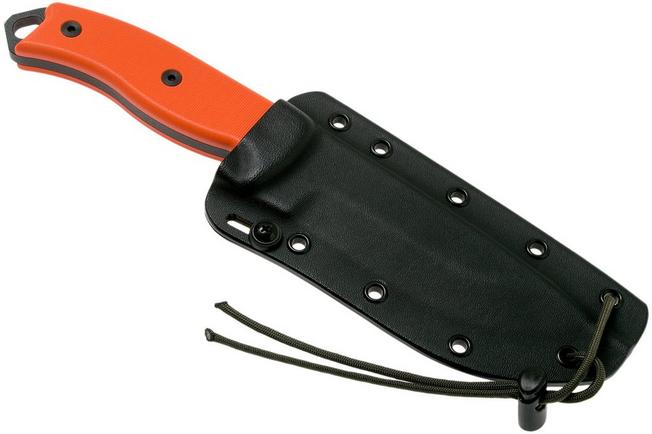 ESEE Model 5 Orange 5P-B-OR couteau de survie avec étui kydex + clip  ceinture