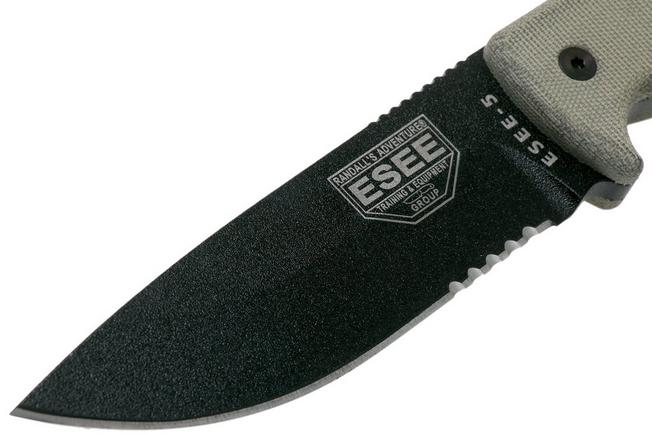  Black Sierra Equipment Tanto Kit de fabricación de cuchillos,  hoja con acabado lavado a la piedra, cubiertos para caza y pesca, construye  tus propios cuchillos para deportes y exteriores, cuchillo 
