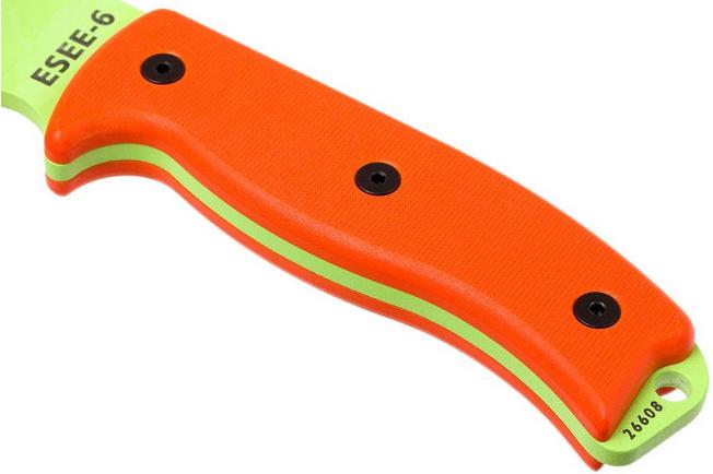 Bild für ESEE Model 6 Venom Green 6P-VG Survivalmesser inkl. Scheide + Gürtelclip
