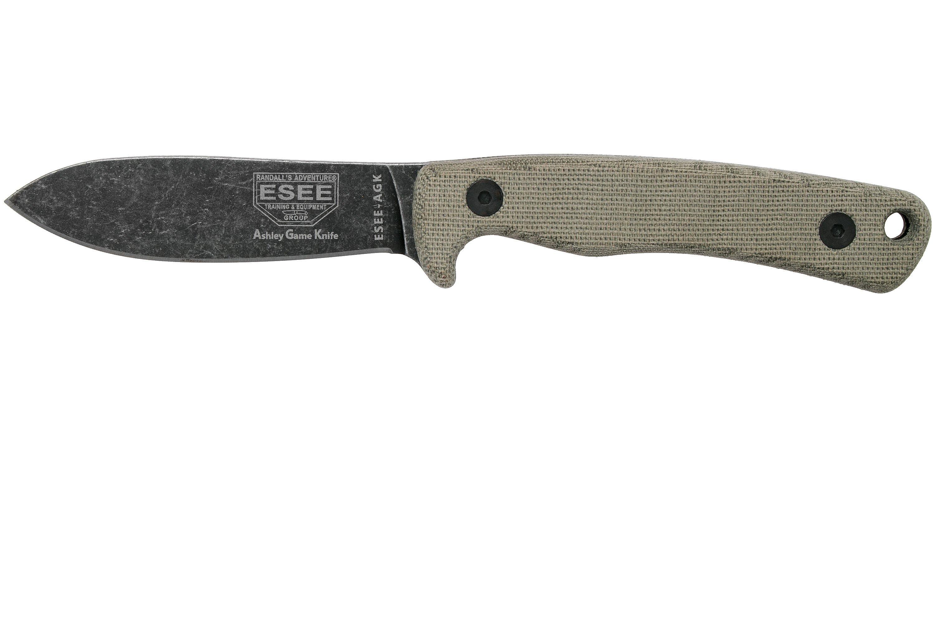 ESEE Ashley Game Knife AGK hunting knife ESEE-AGK | Advantageously shopping  at Knivesandtools.com