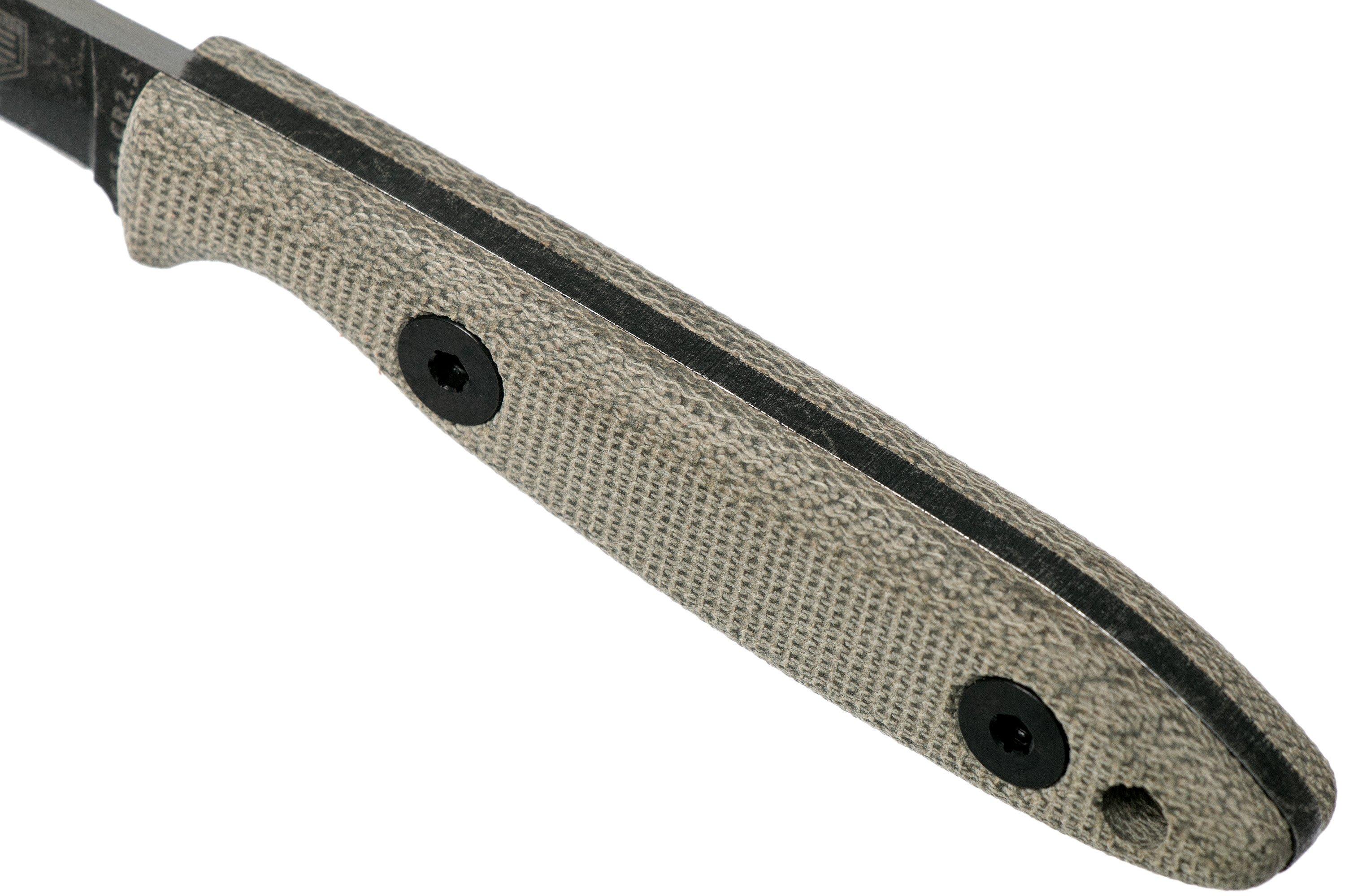 スティーブ・フィールド　 　　SILVER GRAE Nóż z głownią stałą ESEE Camp-Lore CR 2.5 Black Oxide