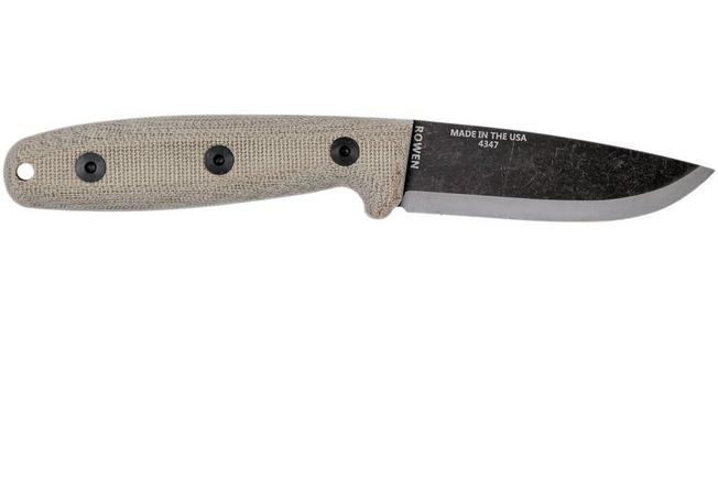 Afbeelding voor ESEE RB3-JRE Bolieu Camp-Lore, scandi grind, Bushcraft schede, Rueben Bolieu design