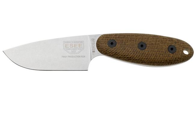 ESEE Knives Sencillo Fixed Blade Knife 3 CPM-MagnaCut Stonewashed