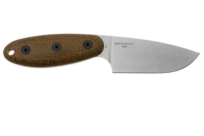 ESEE Knives Sencillo Fixed Blade Knife 3 CPM-MagnaCut Stonewashed