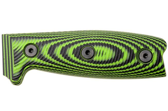 Afbeelding voor ESEE-4 scales EE-ESEE4-3D-007, 3D Neon Green Black G10, greepschalen