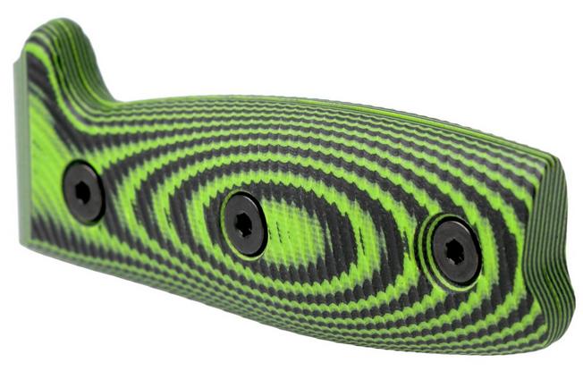 Afbeelding voor ESEE-4 scales EE-ESEE4-3D-007, 3D Neon Green Black G10, greepschalen