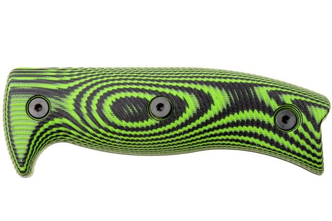 Afbeelding voor ESEE-5 scales EE-ESEE5-3D-007, 3D Neon Green Black G10, greepschalen