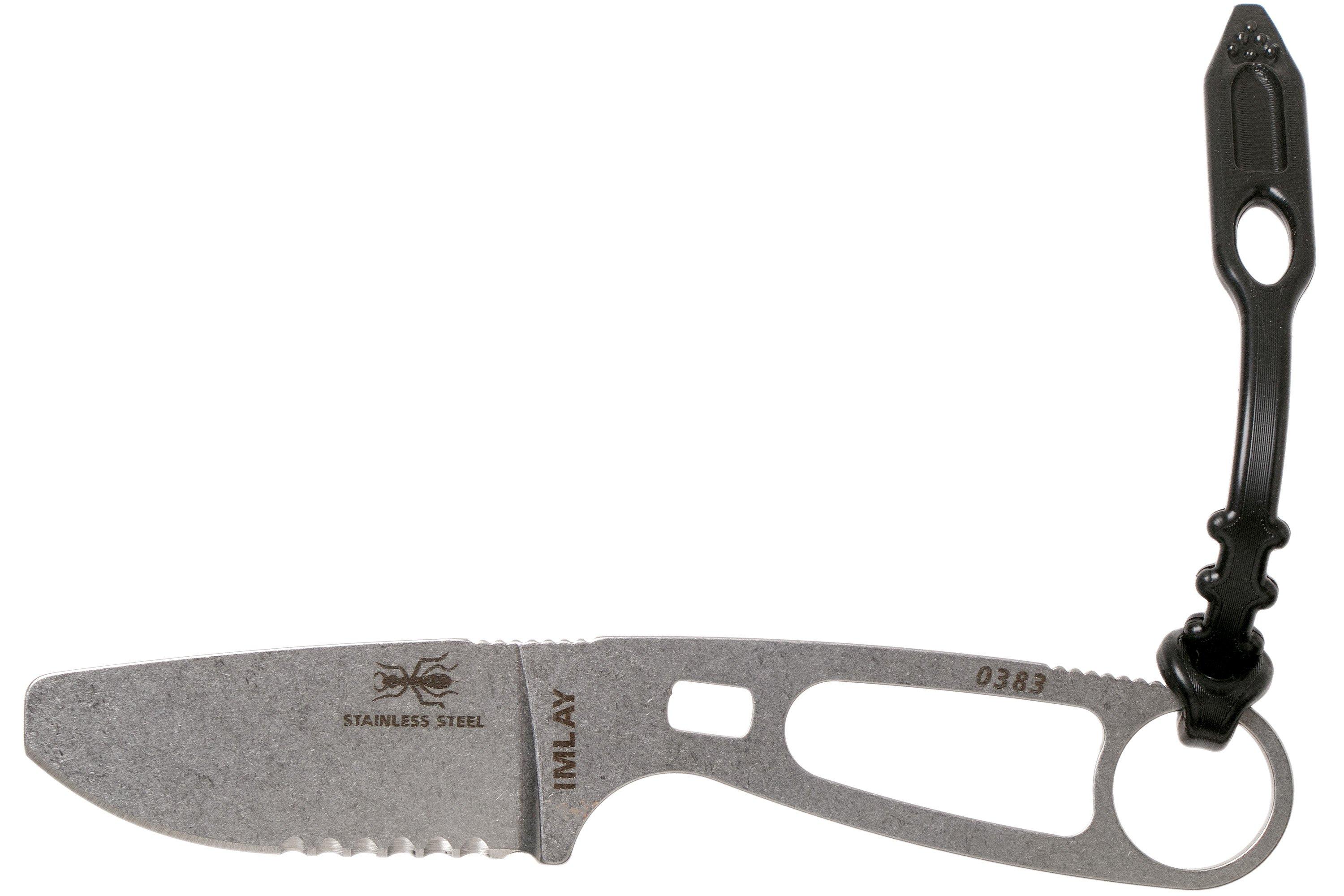 ESEE Imlay Orange IMLAYOR rescue knife with sheath and retention strap