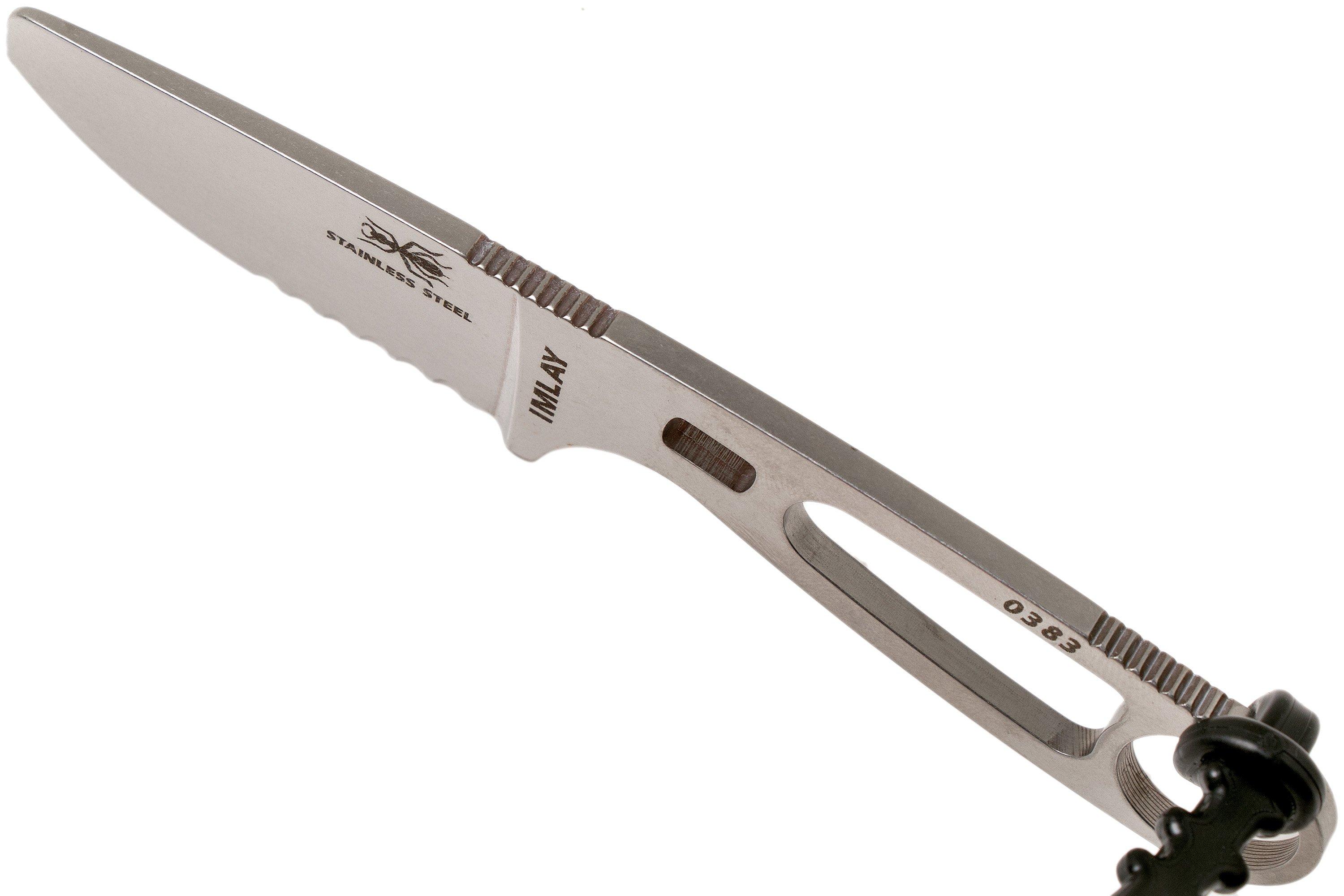 ESEE Imlay Orange IMLAYOR rescue knife with sheath and retention strap