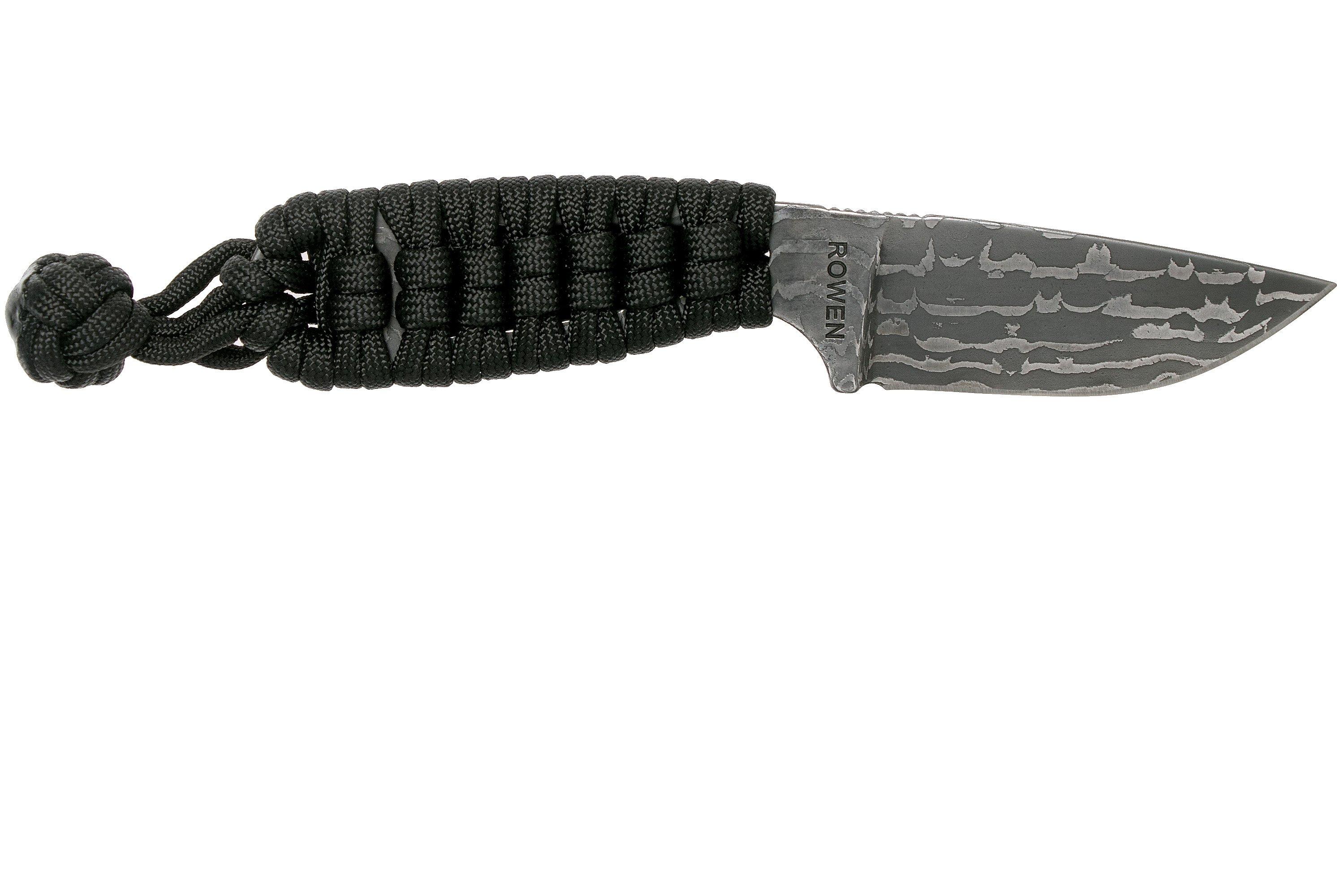 ESEE Izula Damascus Paracord neck knife, IZULADAMPBK Advantageously