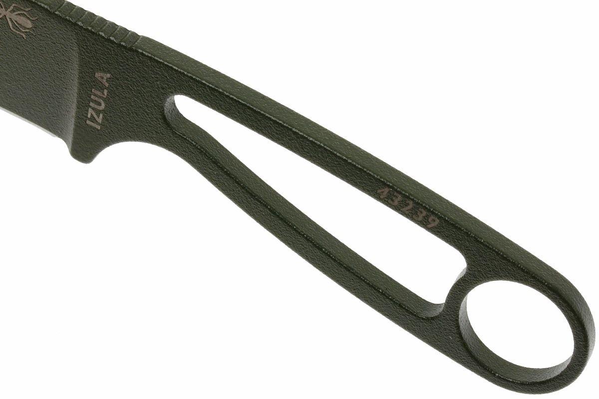 ESEE Izula OD Grün IZULA-OD Neck Knife inkl. schwarze Scheide ...