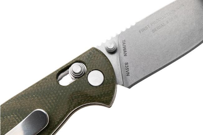 Obraz dla Nóż składany ESEE Expat Medellin II MEDELLIN-02 Stonewashed CPM S35VN, Olive Micarta