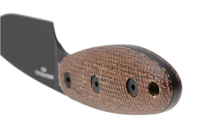 Obraz dla Nóż z głownią stałą ESEE Sencillo Black DLC MagnaCut, Brown Micarta, projekt Jeff Randall