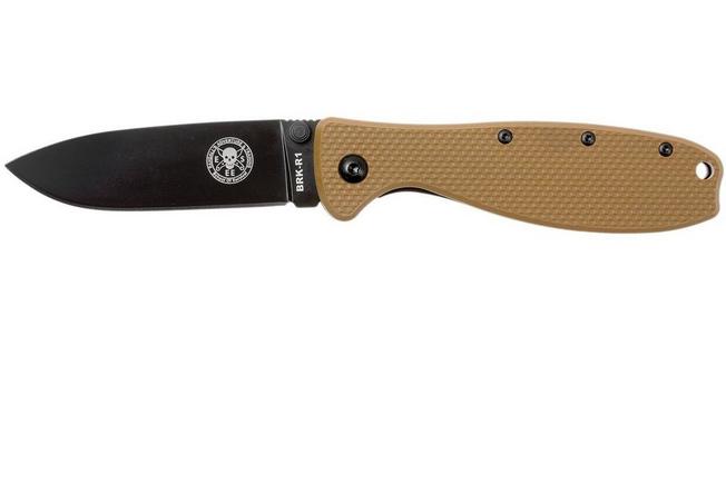 Image for ESEE Knives Zancudo AUS8 Coyote Brown-Black, BRKR1CBB pocket knife