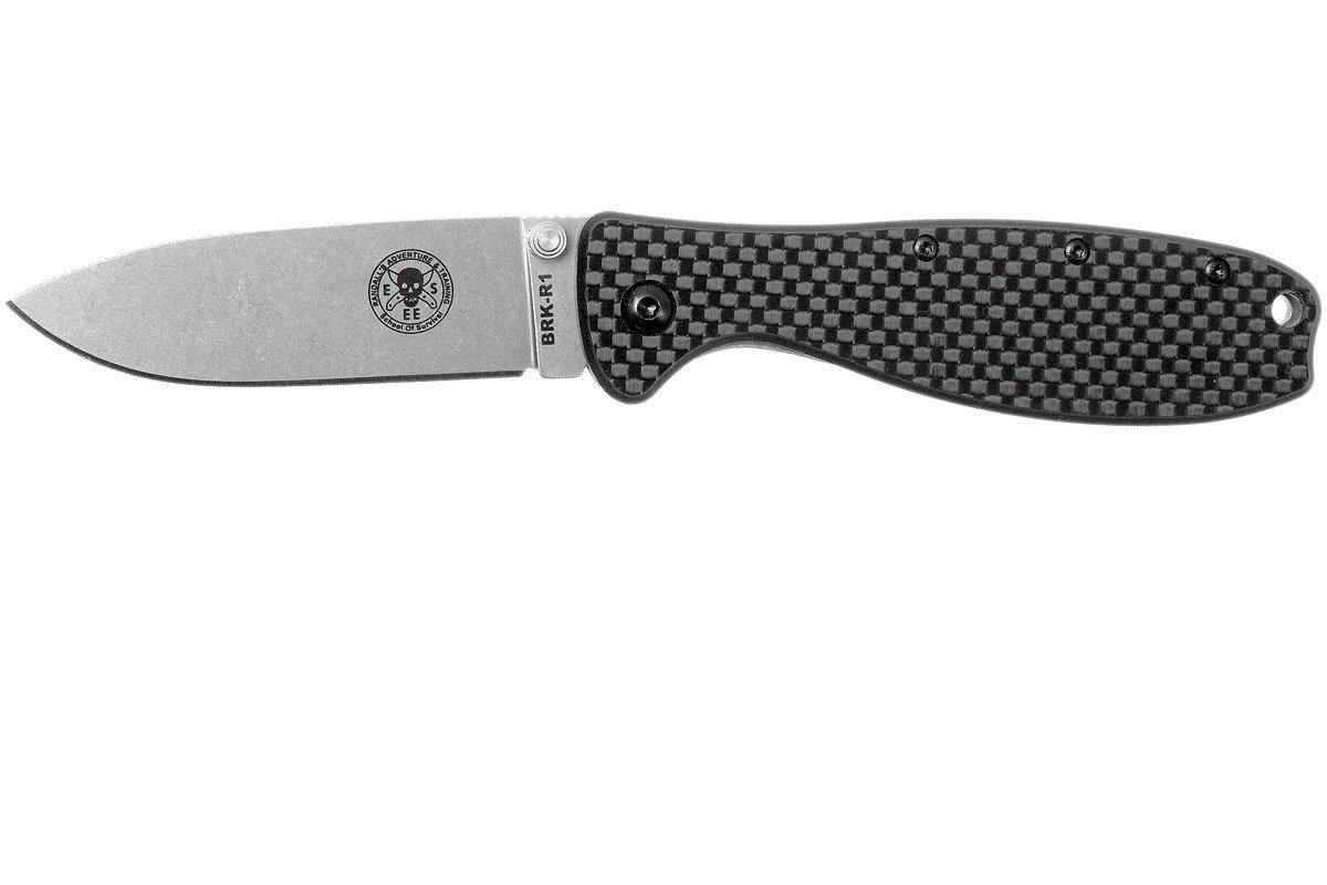 ESEE Knives Zancudo D2 Carbonfiber-Stonewashed, BRKR2CF couteau de poche |  Achetez à prix avantageux chez knivesandtools.fr