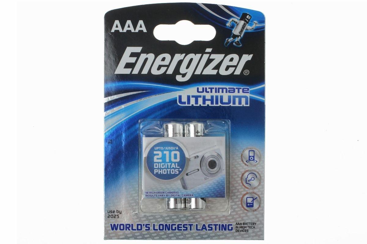 Energizer Ultimate Lithium AA Batteries (1.5V, 3500mAh, 8-Pack)