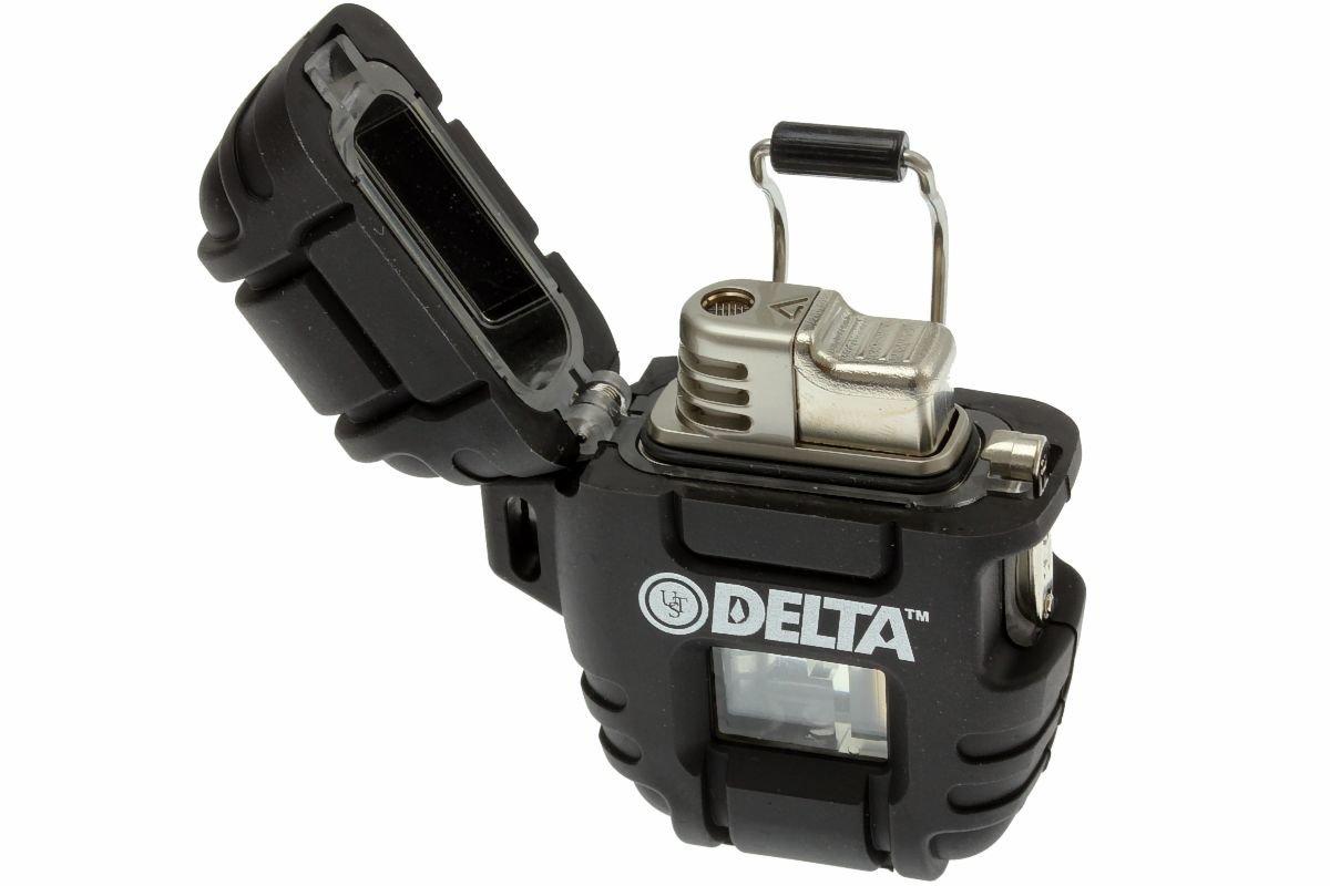 UST Delta Stormproof Lighter, black | Advantageously shopping Knivesandtools.co.uk