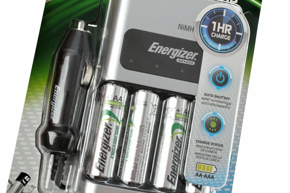 Chargeur Energizer 1H avec 4 piles AA 2300mAh - Bestpiles