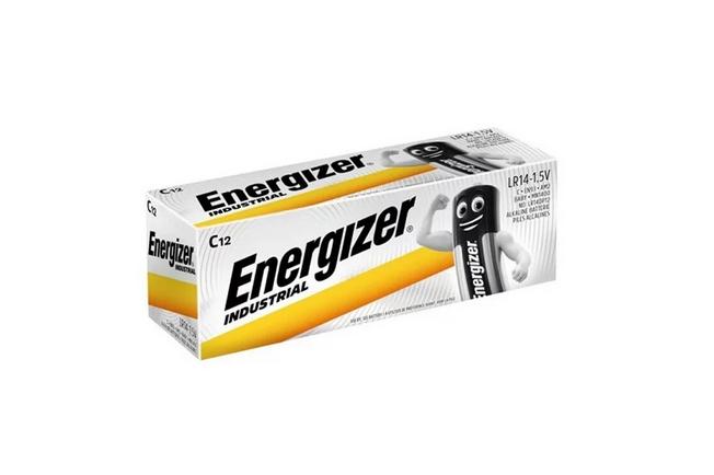 Afbeelding voor 12 stuks Energizer Industrial Alkaline C-LR14 Baby, batterijen