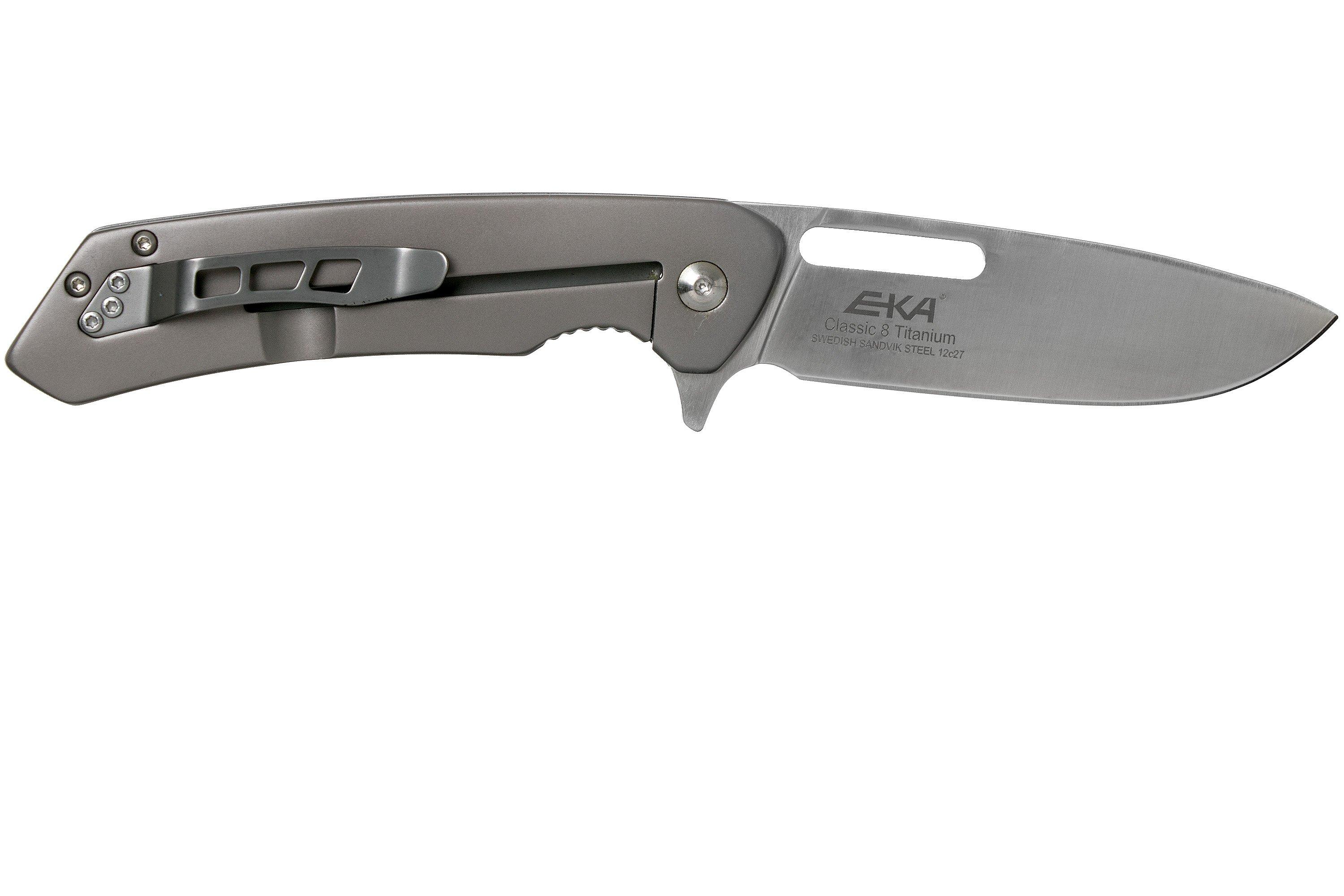 EKA Classic 8 Titanium Coating 100508 pocket knife | Advantageously ...