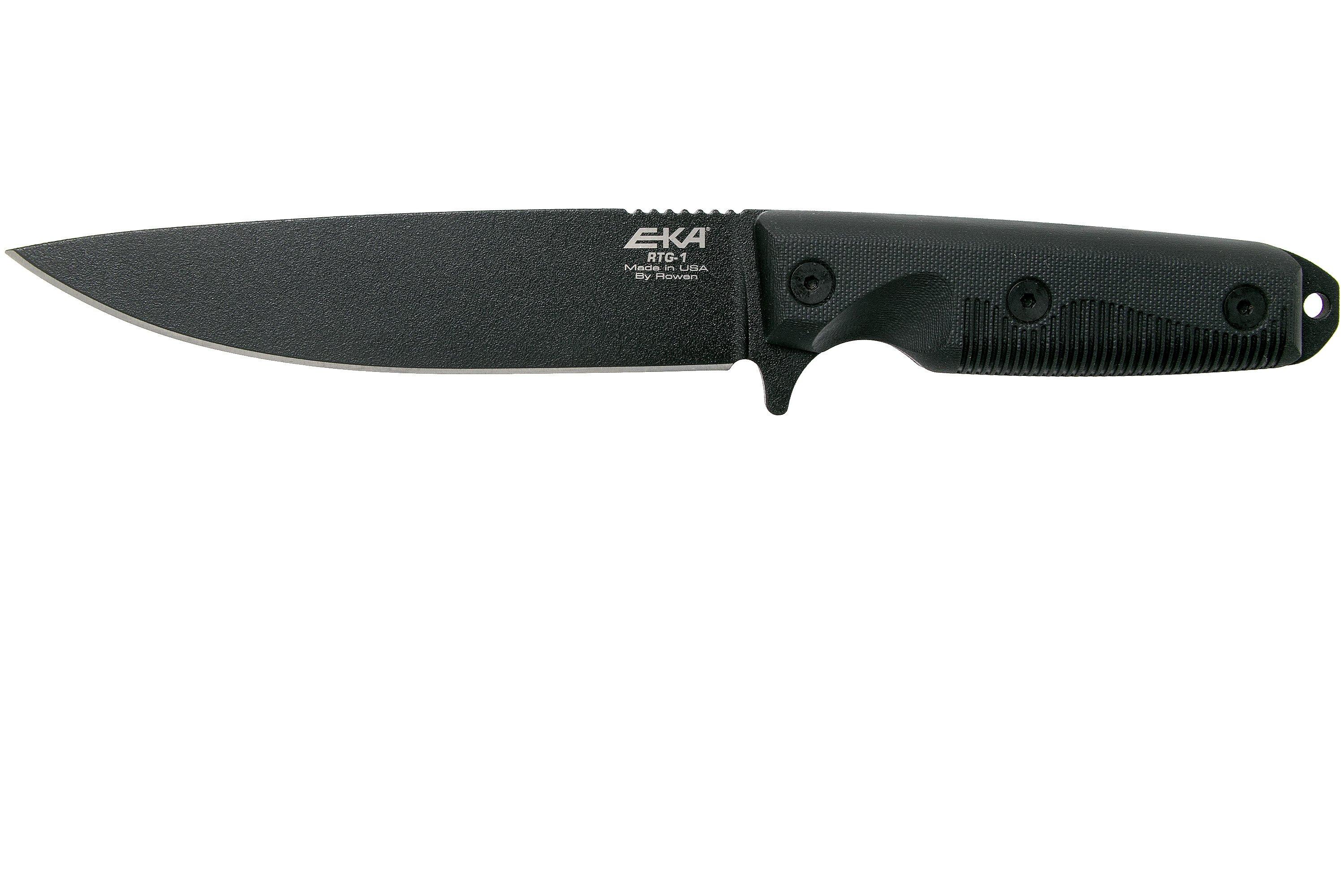Eka Rtg 1 Ready To Go Black Blade Black G10 Couteau De Survie Achetez A Prix Avantageux Chez Knivesandtools Fr