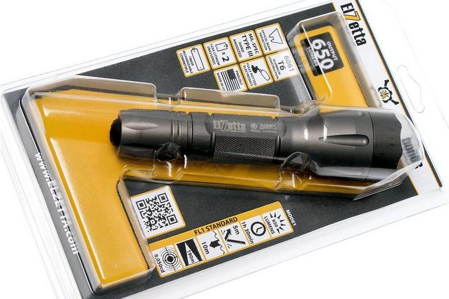 Elzetta Bones torch, clickable switch, 18650-compatible