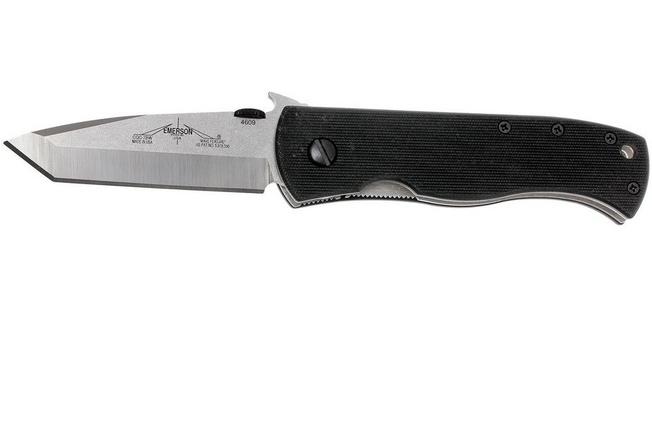 Emerson CQC-7BW-SF Wave tanto, stonewashed | Advantageously Emerson CQC-7BW-SF Wave tanto, stonewashed | Advantageously