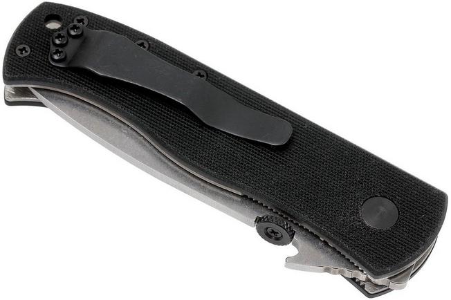 Emerson CQC-7BW-SF Wave tanto, stonewashed | Advantageously Emerson CQC-7BW-SF Wave tanto, stonewashed | Advantageously