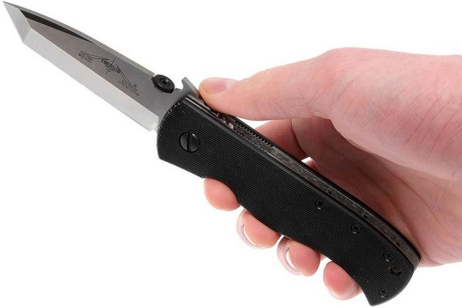 Emerson CQC-7BW-SF Wave tanto, stonewashed | Advantageously Emerson CQC-7BW-SF Wave tanto, stonewashed | Advantageously