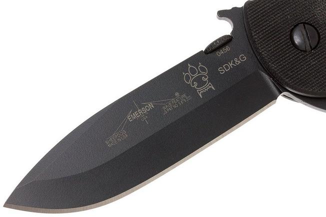 Image for Emerson Sheepdog Spearpoint Black, BT Plain Edge