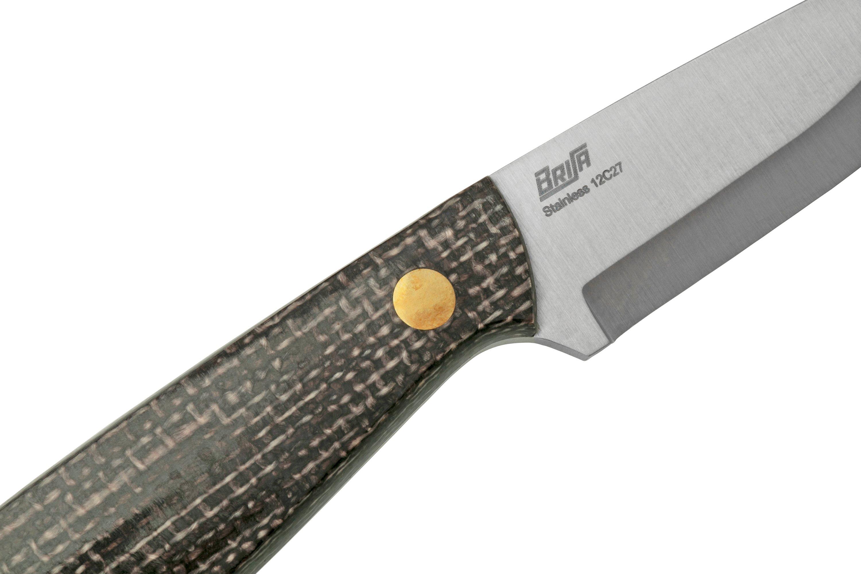 BRISA Necker 70 Bison Micarta, Lederscheide Günstiger shoppen bei