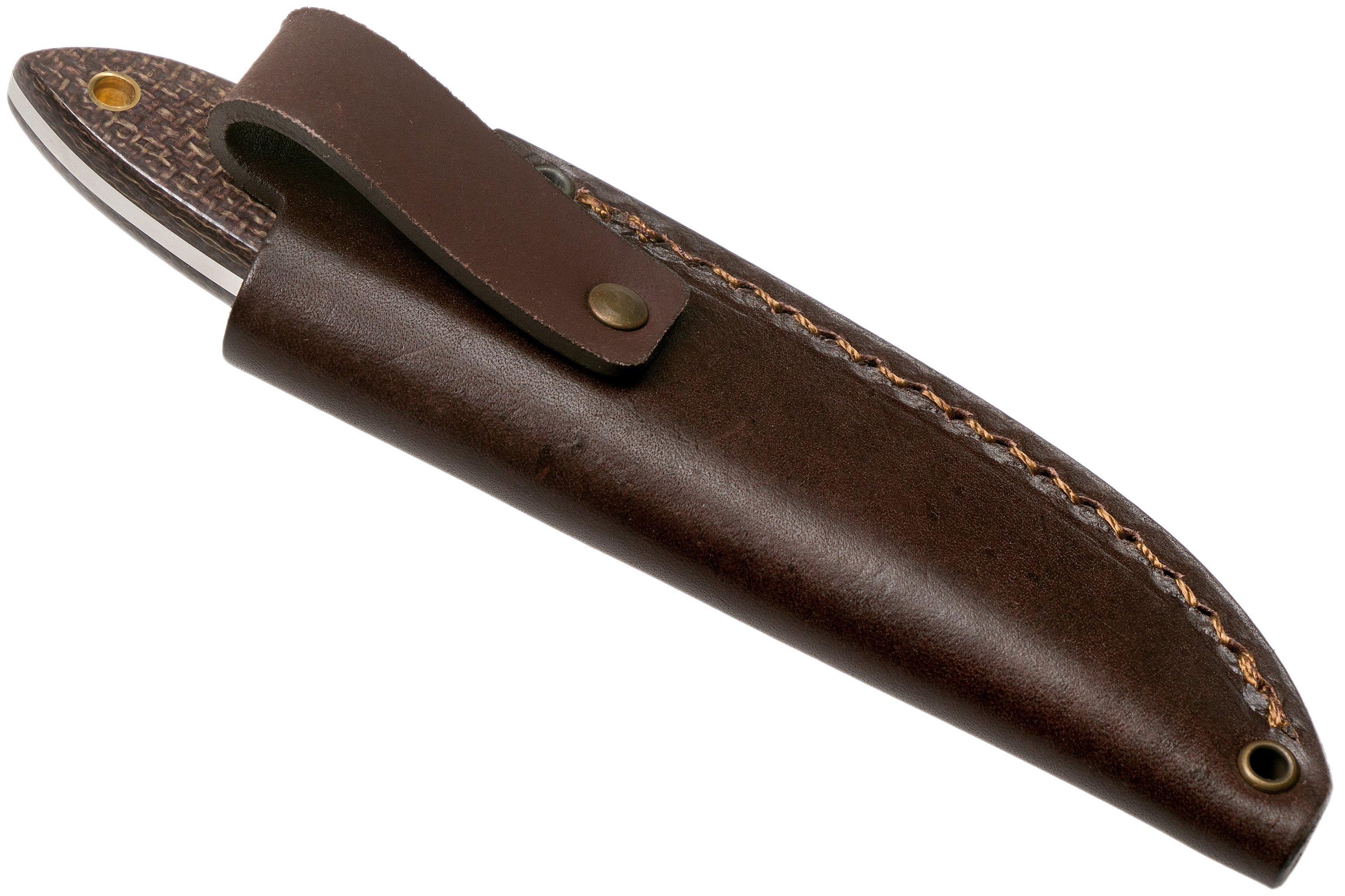 TOPS Leather Bushcraft Pouch  Brown SHL-LBP-01 - Knifeworks