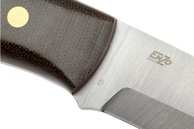 Image for Enzo Trapper 95 - O1 Scandi - Green Canvas Micarta-2014-813