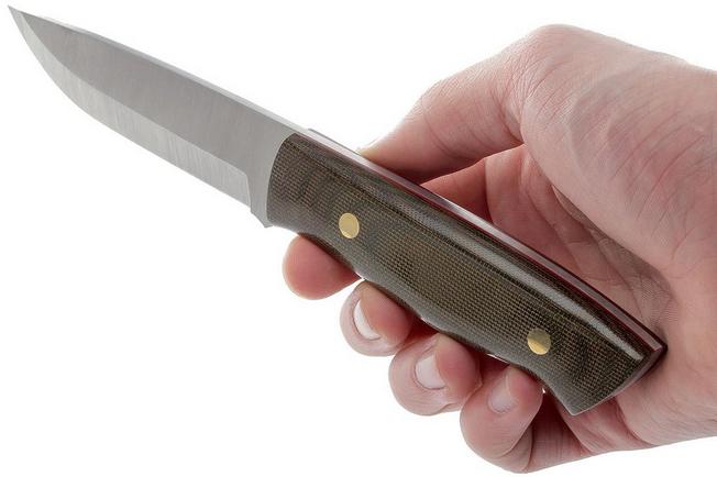 Image for Enzo Trapper 95 - O1 Scandi - Green Canvas Micarta-2014-813